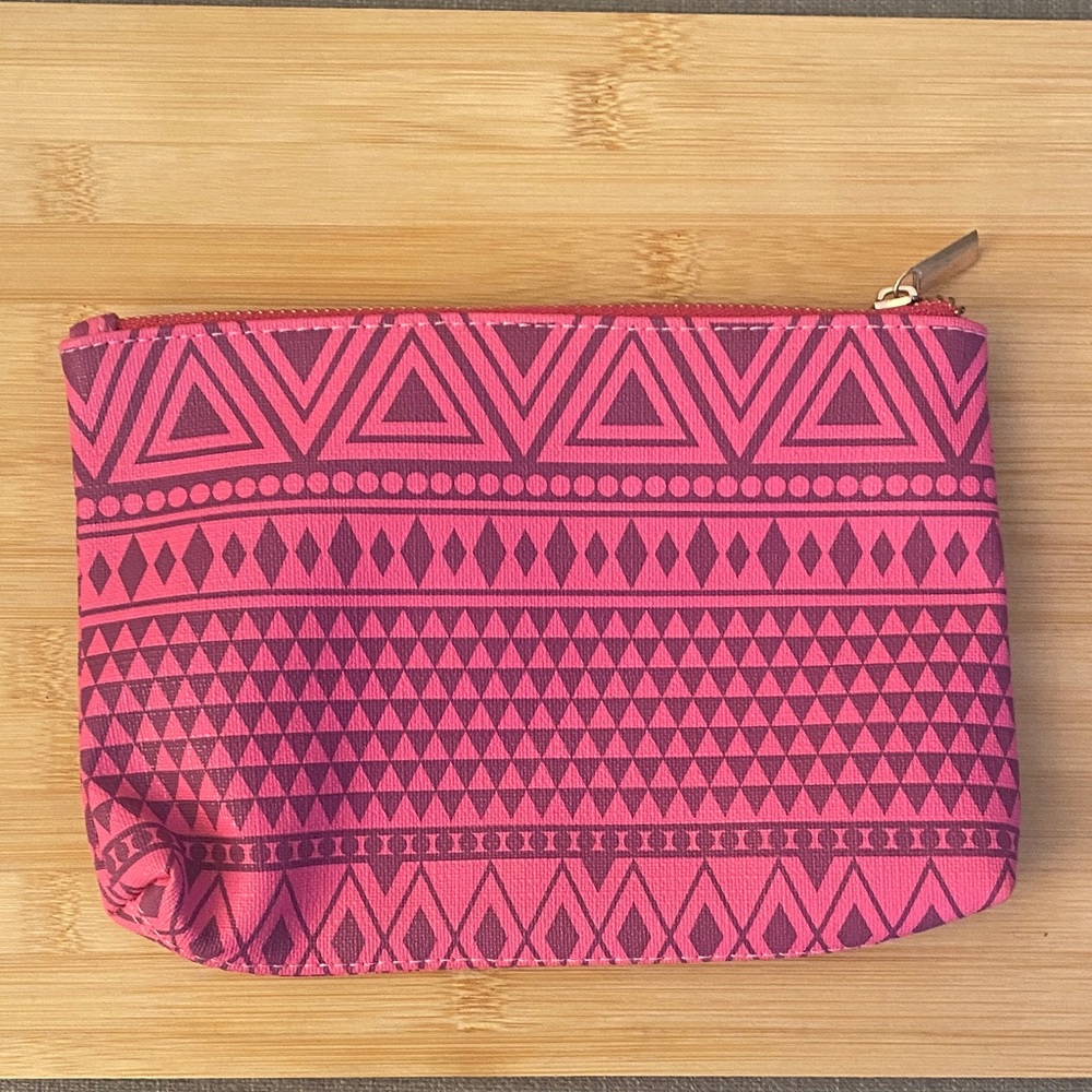 Geometric Pink Clutch